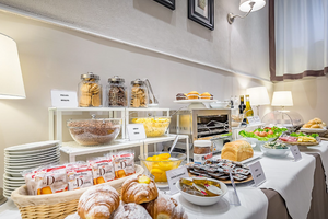 Buffet del breakfast in hotel