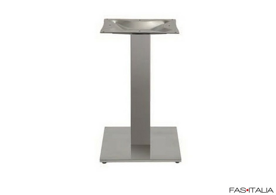 Base per tavolo quadrata in acciaio