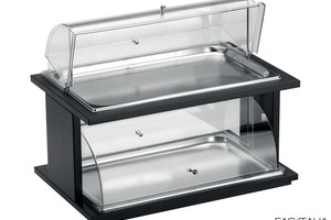 Espositore multiuso 2 piani con cupola