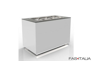 Buffet refrigerato con 3 elementi