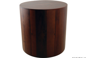 Alzata cilindrica in legno di acacia h 30 cm