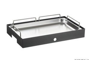 Vassoio espositivo con base in acciaio