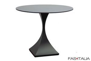 Tavolo Ø 80 cm con base in acciaio