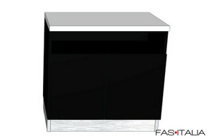 Mobile laccato per buffet 90x60 con vano a giorno