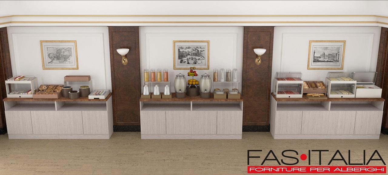Progetto buffet Progetto sala colazione
