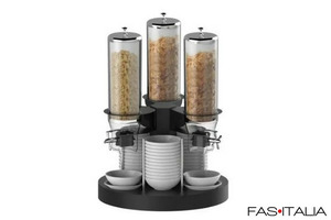 Distributore cereali rotativo con tre tubi Distributore cereali rotativo con tre tubi