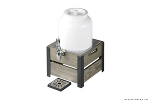 Dispenser latte base legno 7,5 lt Dispenser latte base legno 7,5 lt