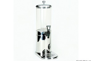 Distributore inox per succhi 4 lt con portaghiaccio Distributore inox per succhi 4 lt con portaghiaccio
