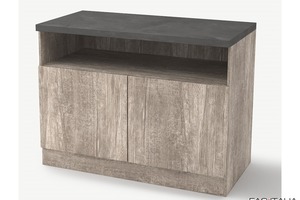 Mobile per buffet 120x60 con ante e vano a giorno Mobile per buffet 120x60 con ante e vano a giorno