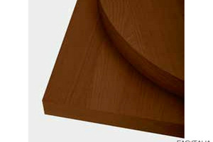 Piano in laminato spessore 4,5cm Ø 70 cm Piano in laminato spessore 4,5cm Ø 70 cm