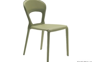 Sedia interamente rivestita in cuoio rigenerato Sedia interamente rivestita in cuoio rigenerato