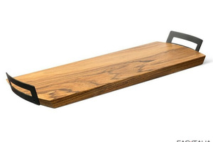 Tagliere in legno con 2 maniglie Tagliere in legno con 2 maniglie